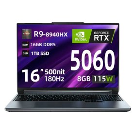 Ноутбук Mechrevo Dragon 16 Pro Чёрный (16" R9 8940HX, 16GB, 1TB SSD, RTX 5060, Windows 11)