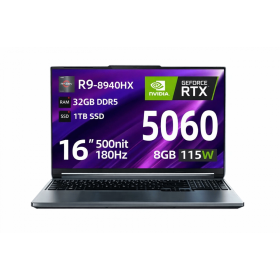 Ноутбук Mechrevo Dragon 16 Pro Чёрный (16" Ryzen 9 8940HX, 32GB, 1TB SSD, RTX 5060, Windows 11)