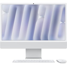 Apple iMac 24" Retina 4,5K, (Z1K1001M8) (M4, 10-ядер CPU, 10-ядер GPU, 24 ГБ, 1 ТБ SSD, 2024) Серебристый