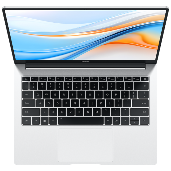 Изображение Honor MagicBook X14 Plus Серебристый (FMI-76) (5301AJMC) (14", Ryzen 7 8845HS, 16ГБ, 512ГБ SSD, AMD Radeon 780M, Windows 11)