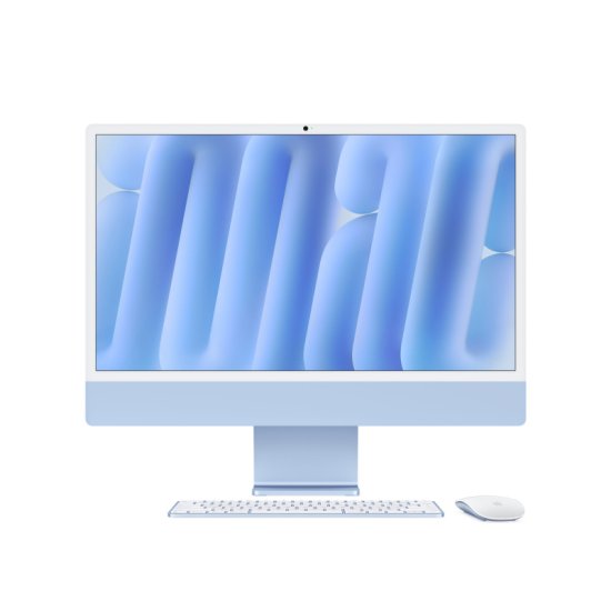 Изображение Apple iMac 24" Retina 4,5K, (MWV13) (M4, 10-ядер CPU, 10-ядер GPU, 16 ГБ, 256 ГБ SSD, 2024), Голубой